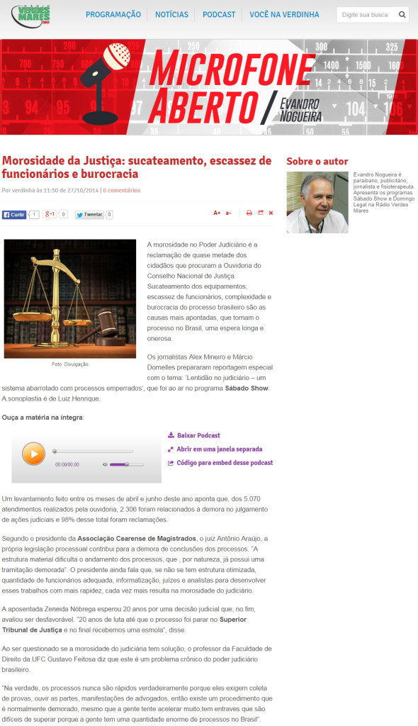 20141027_Site_Radio_Verdes_Mares_Blog_Microfone_Aberto_Morosidade_da_justica_sucateamento_escassez_de_funcionarios_e_burocracia
