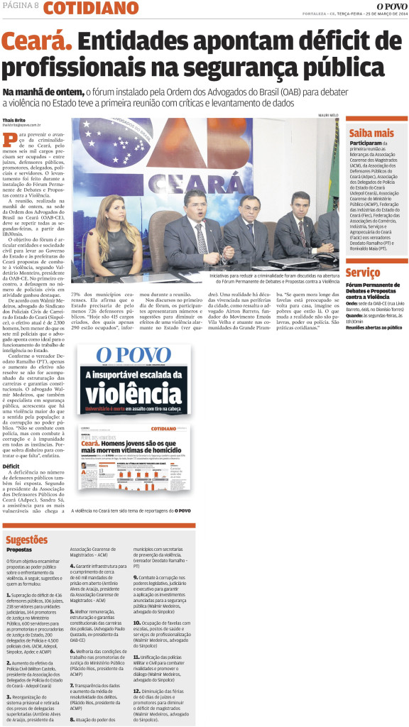 20140325_OP_Cotidiano_Entidades_apontam_deficit_de_profissionais_na_seguranca_publica